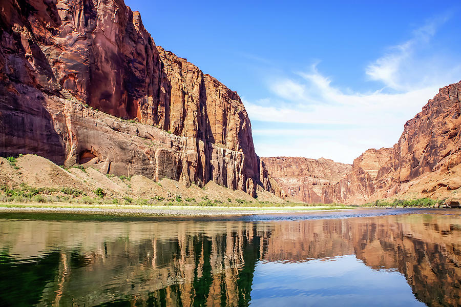 Colorado River Reflections Photograph by Dawn Richards