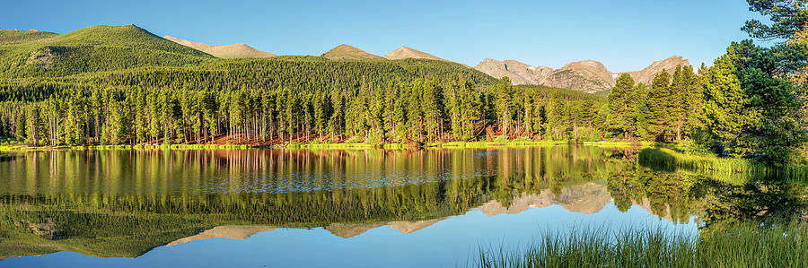 Colorado Rocky Mountain Landscape Panorama Photograph