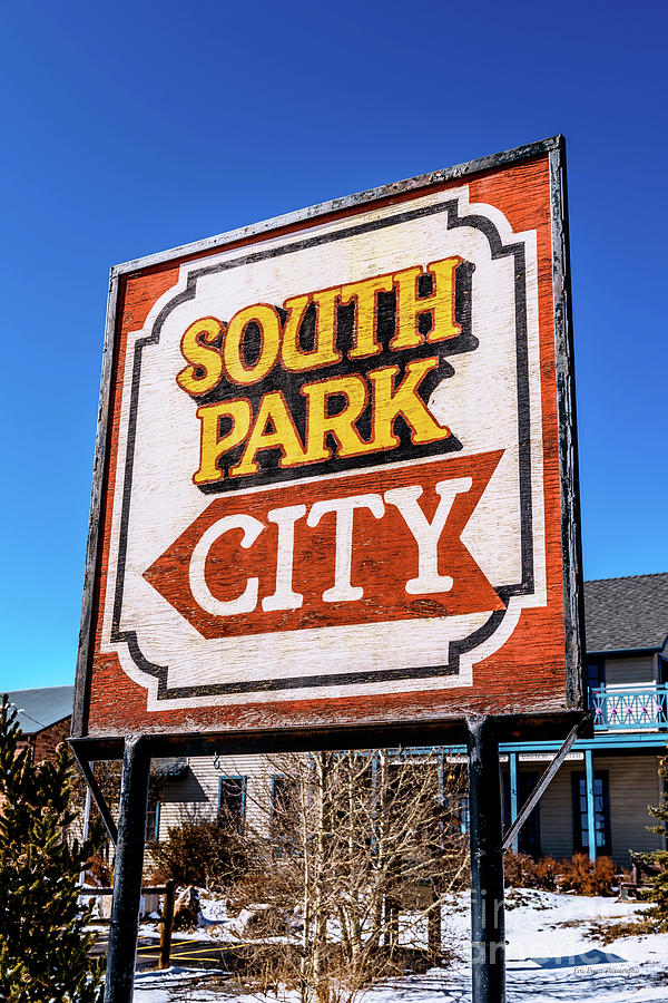 Colorado South Park City Sign Photograph by Aloha Art