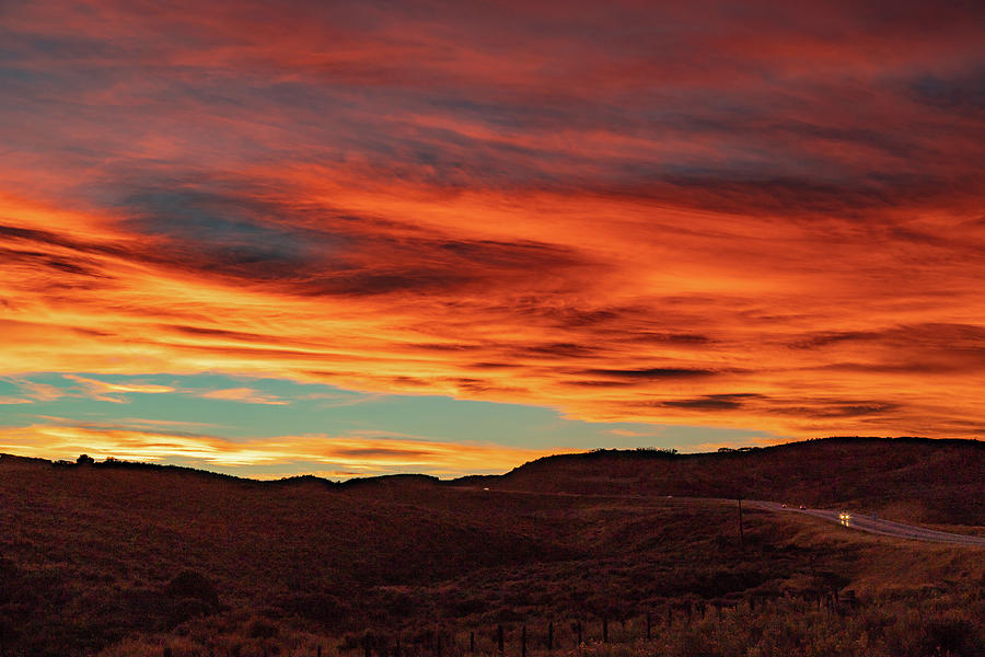 Fall Photograph - Colorado Sunset by Jim Allsopp
