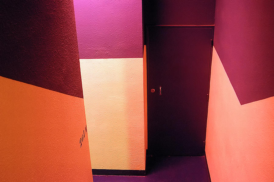 Colored Hallway Photograph by Bill Cain