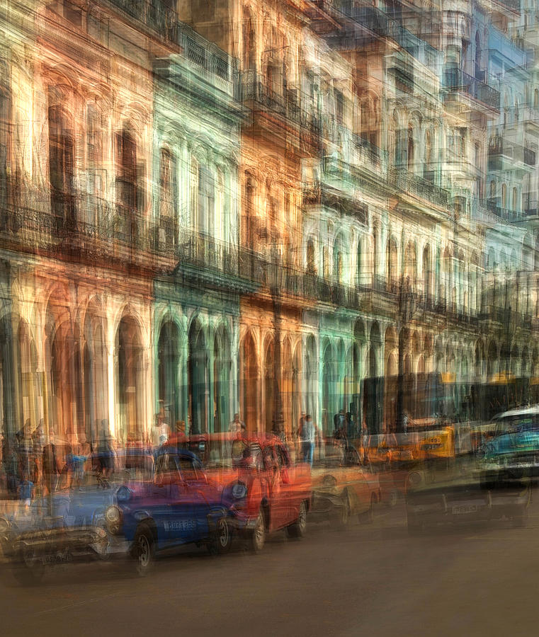 Car Photograph - Colores De La Habana by Roxana Labagnara