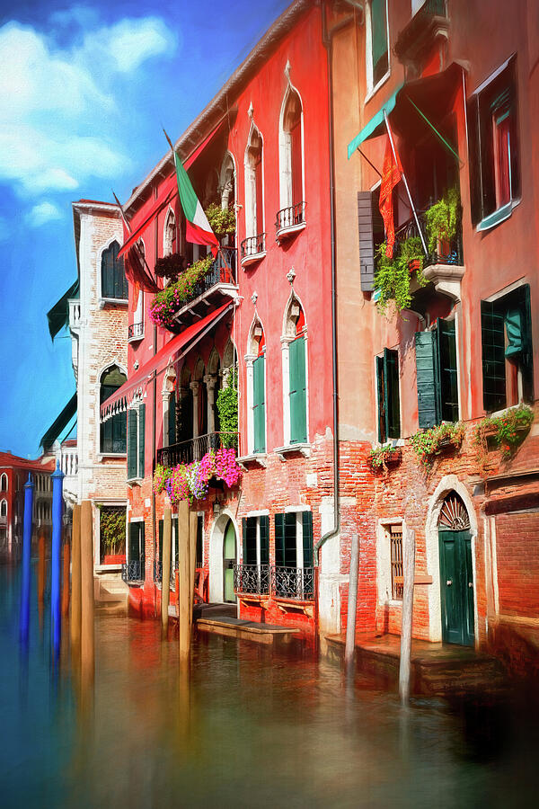 Colorful Architecture of the Grand Canal Venice Italy  Photograph by Carol Japp