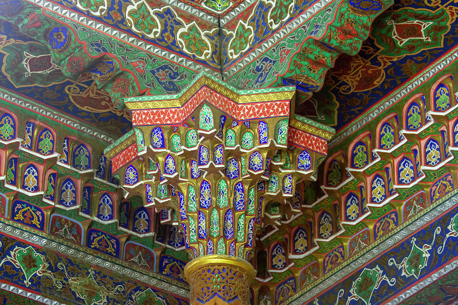 Colorful architecture of Uzbekistan Photograph by Karen Foley