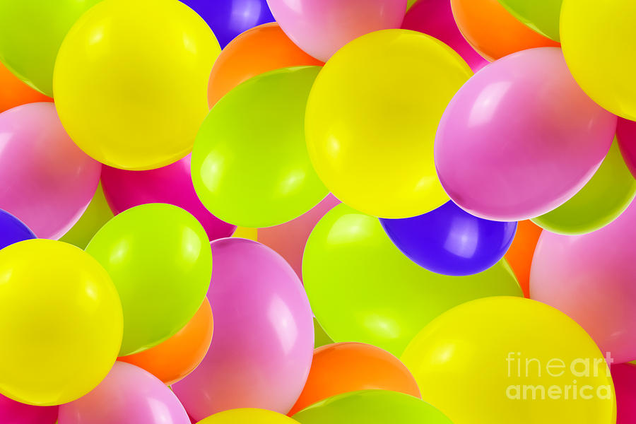 Colorful balloons background Digital Art by Wdnet Studio - Fine Art America