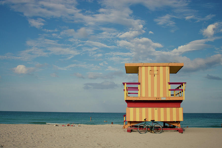 Colorful Baywatch Cabin Photograph by Gizet Gonzalez