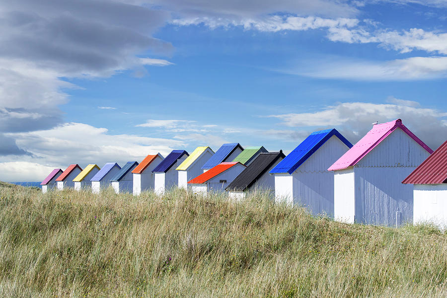 Colorful Beach Cabins Photograph by Arterra Picture Library