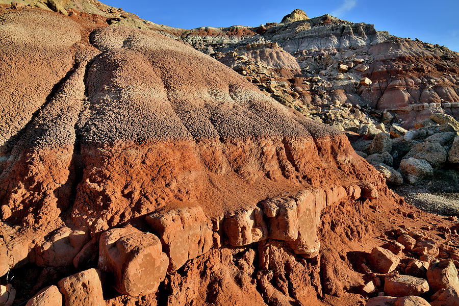 Colorful Bentonite Dunes in Utah Photograph by Ray Mathis
