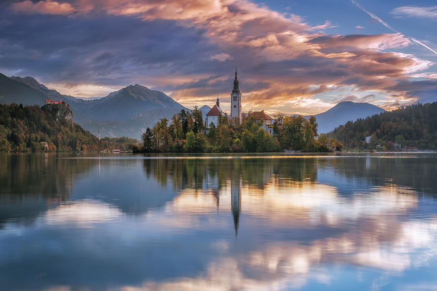 Colorful Bled Photograph by Elias Pentikis