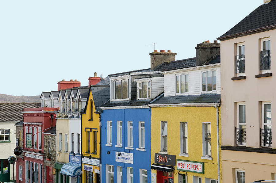 Colorful Buildings In Clifdon Town Photograph by Driendl Group
