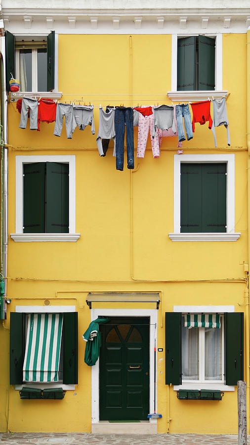 Colorful Burano Photograph by S. Greg Panosian Colorful Burano Photograph by S. Greg Panosian