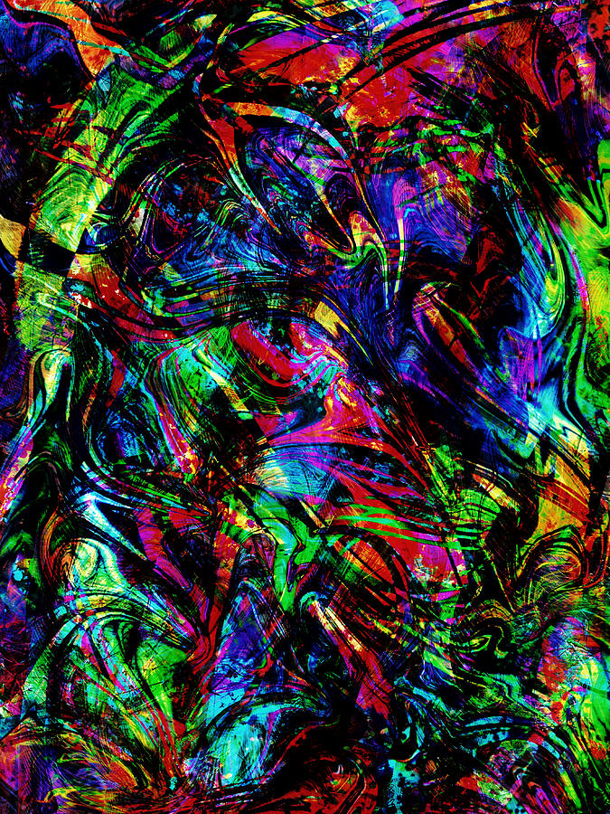 Colorful Chaos Digital Art by Brad Walters - Fine Art America