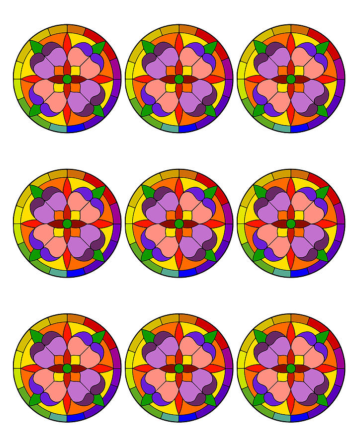 Colorful Circles Digital Art by Chuck Staley