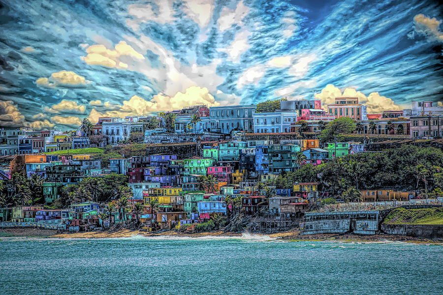 Colorful Coast of San Juan Photograph by Darryl Brooks