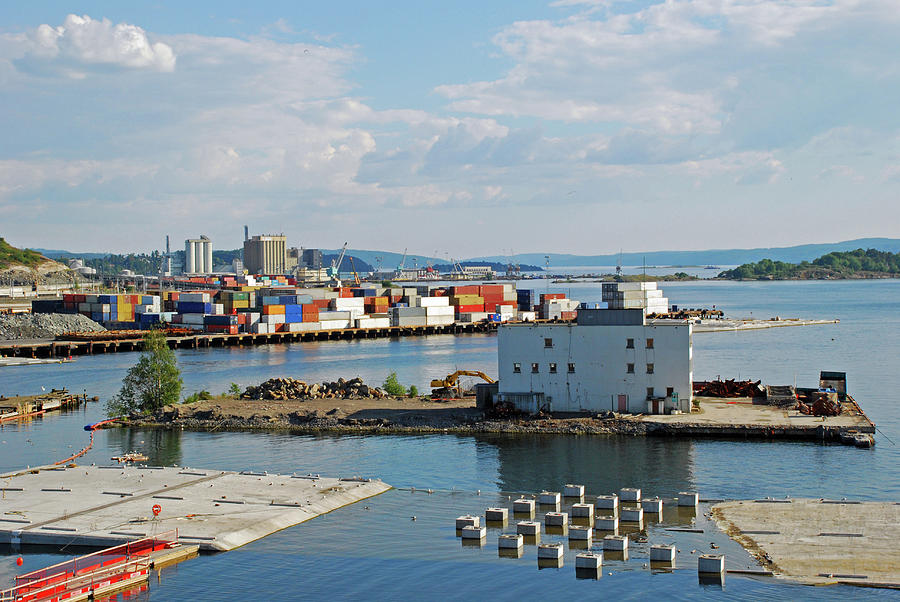 Colorful Containers In Oslo, Norway Photograph by Dyker the horse 1976 Colorful Containers In Oslo, Norway Photograph by Dyker the horse 1976