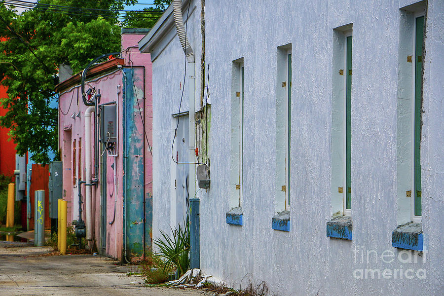Colorful Downtown Alley Photograph by Tom Claud