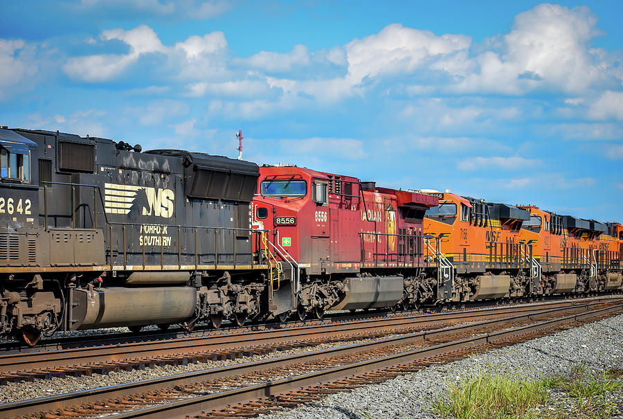 Colorful Engines Photograph by Michelle Wittensoldner