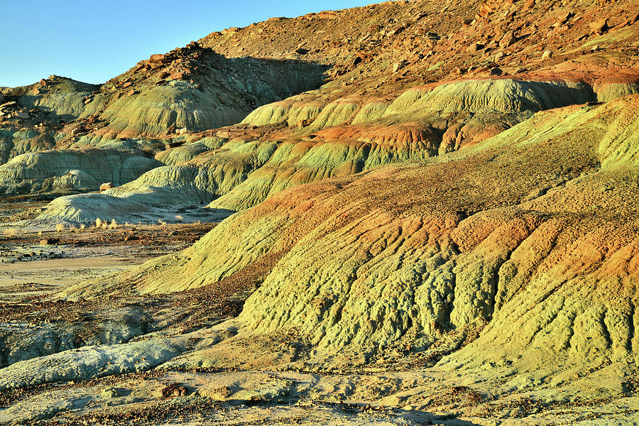 Colorful Eroded Dunes along Highway 191 Photograph by Ray Mathis