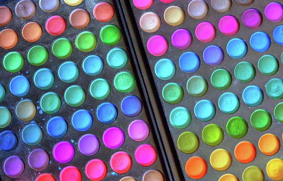 Colorful Eyeshadow Palette Photograph