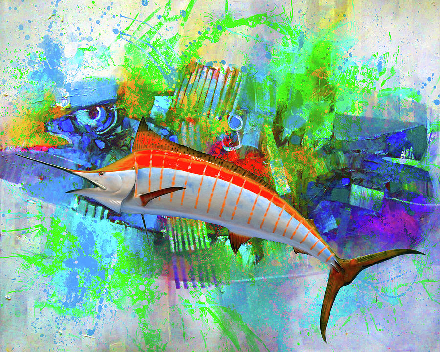 Fish Mixed Media - Colorful Fish 7a by Ata Alishahi