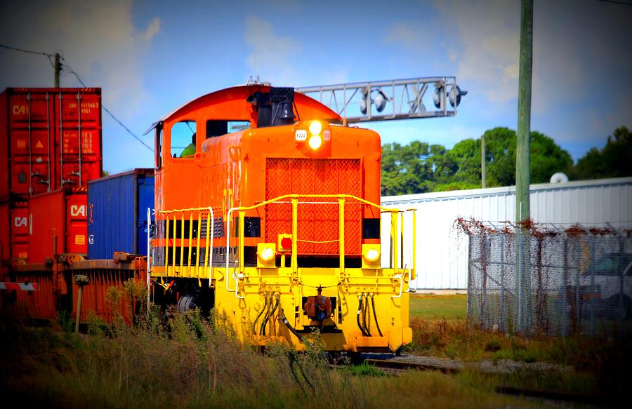Colorful Freight Train Photograph by Cynthia Guinn