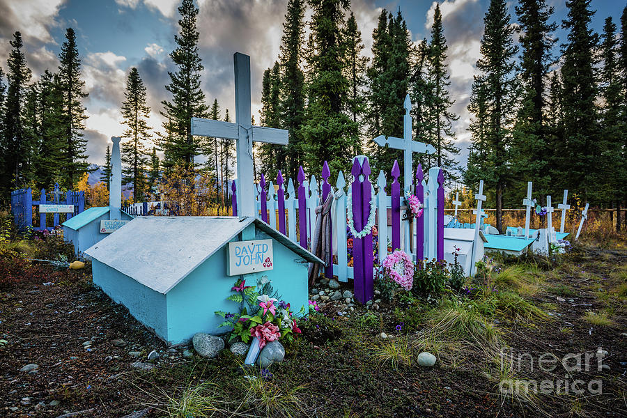 Colorful Graveyard Photograph by Eva Lechner