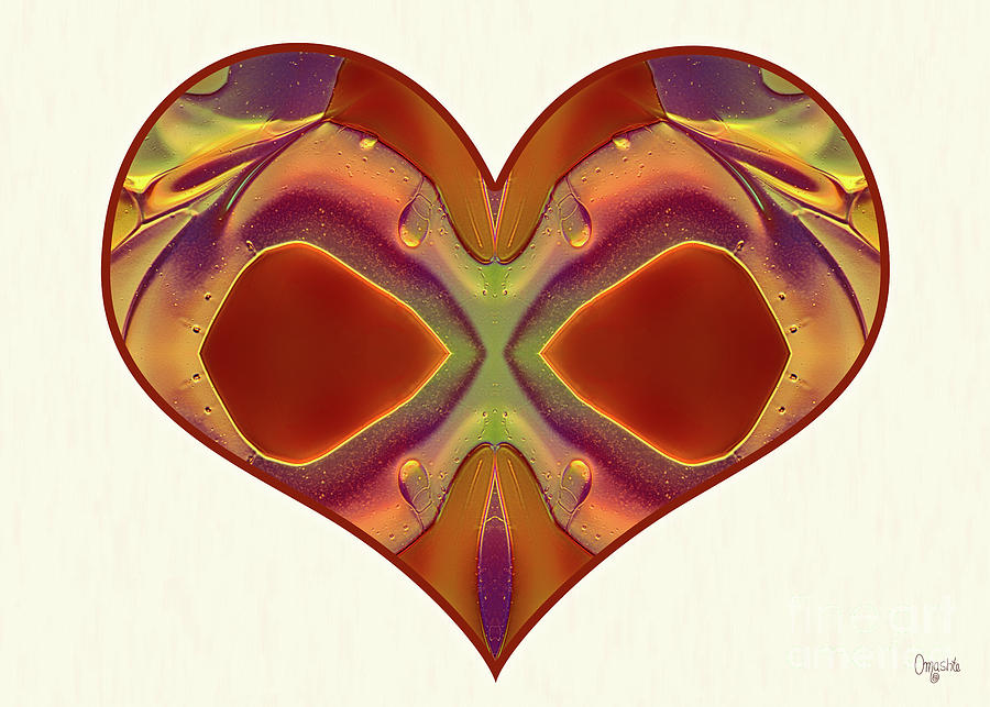 Colorful Heart - Naked Truth - Omaste Witkowski Digital Art by Omaste Witkowski