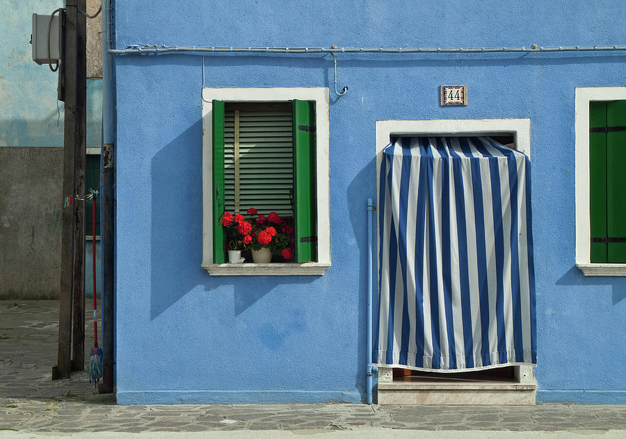 Colorful House Detail In Burano, Italy Photograph by Dakin Roy
