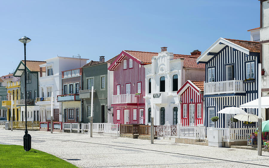 Spring Photograph - Colorful Houses Of Costa Nova by Martin Zwick