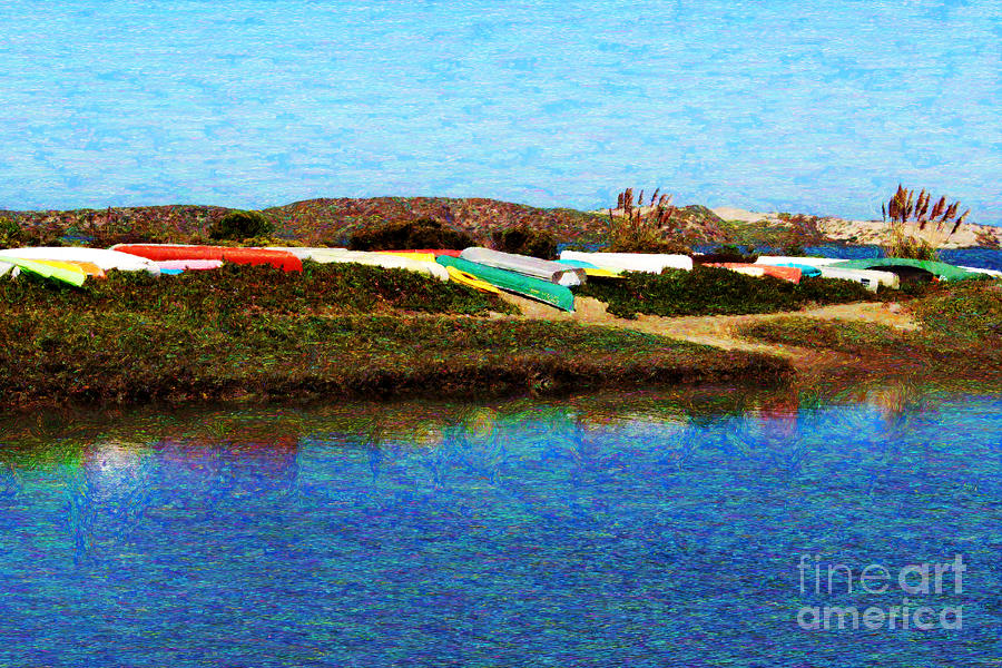 Colorful Kayak Photograph