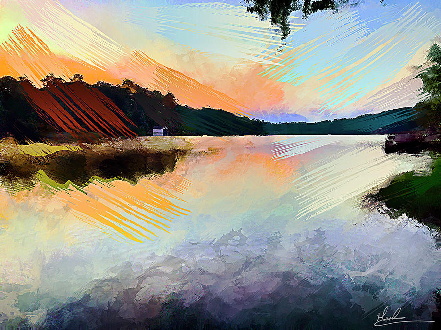Colorful Lake View Photograph by GW Mireles