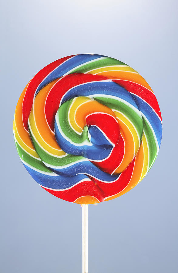 Colorful Lollipop, Studio Shot Photograph by Mgp