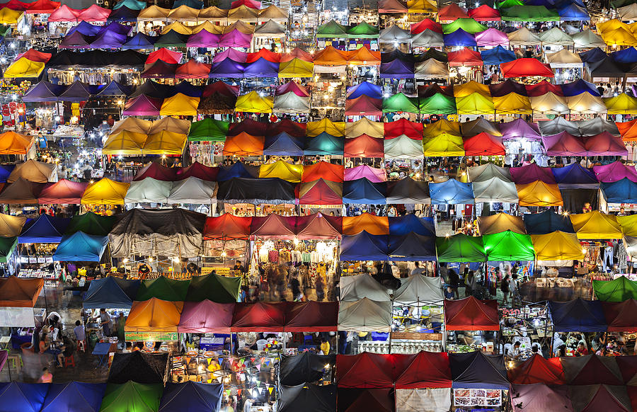 Colorful Market Photograph by Prasad A