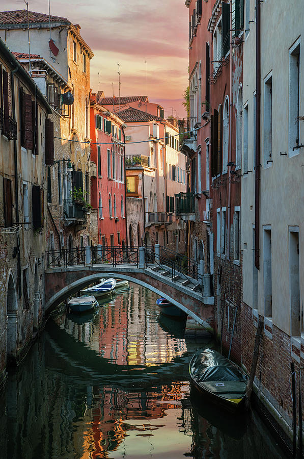 Colorful postard from Venice Photograph by Jaroslaw Blaminsky