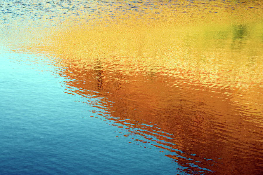 Colorful Reflection In Water by Jupiterimages