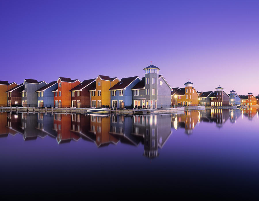 Colorful Residential Housing Photograph by Eschcollection