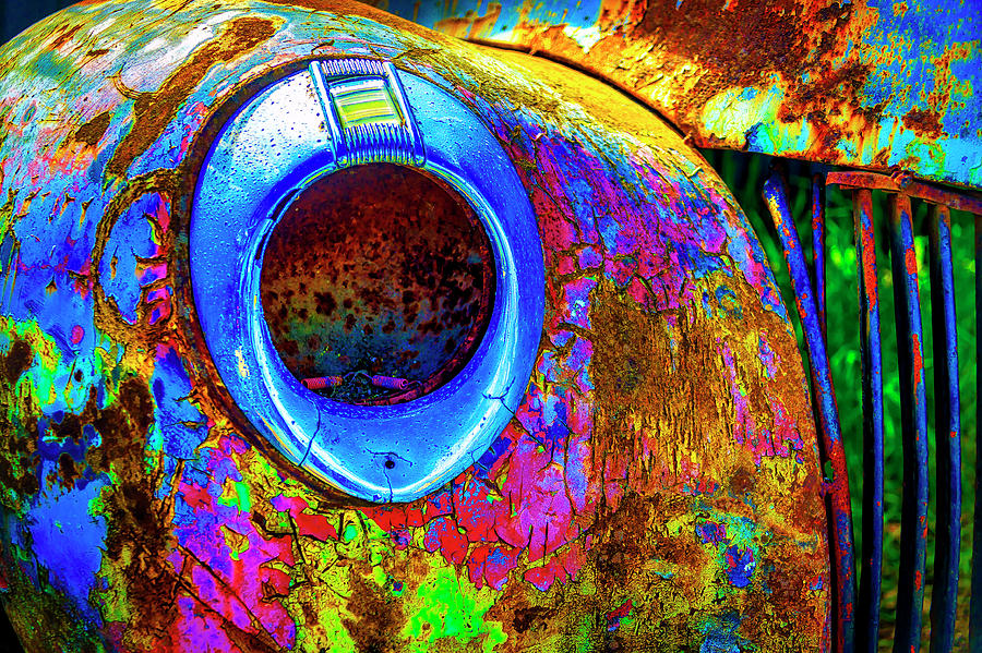 Colorful Rusting Fender Photograph by Garry Gay
