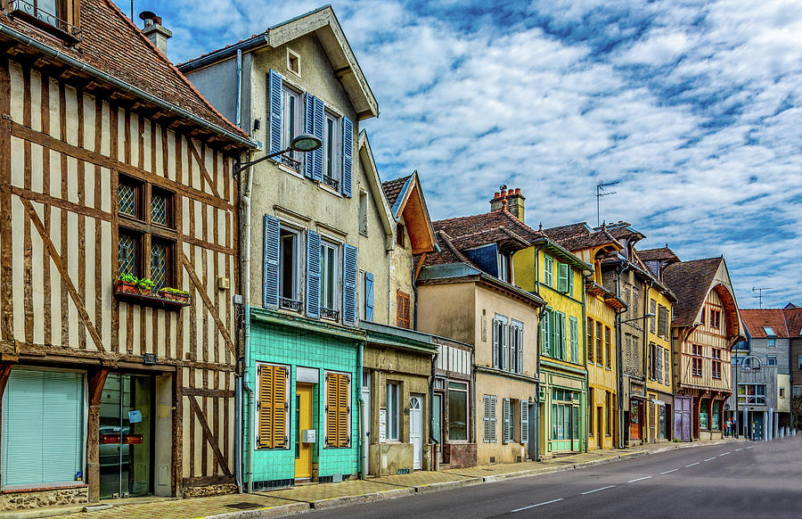Colorful Shutters of Troyes Photograph by Marcy Wielfaert
