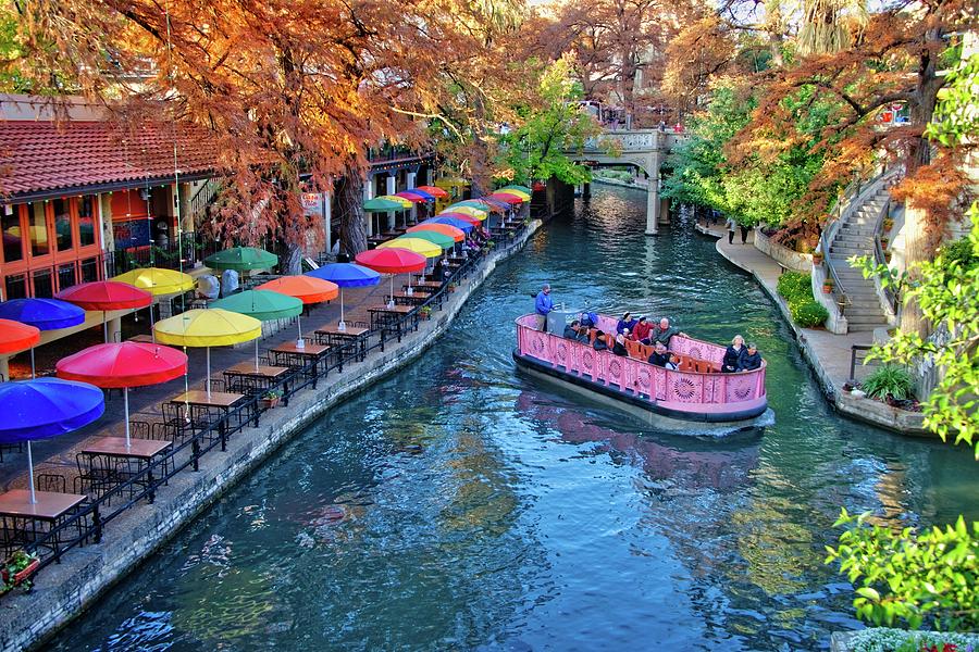 Colorful Sights Along the San Antonio Riverwalk Photograph by Lynn Bauer