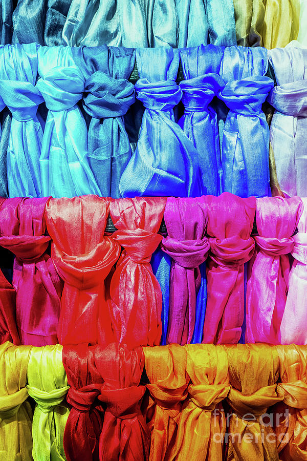 Colorful Scarves Photograph by M G Whittingham