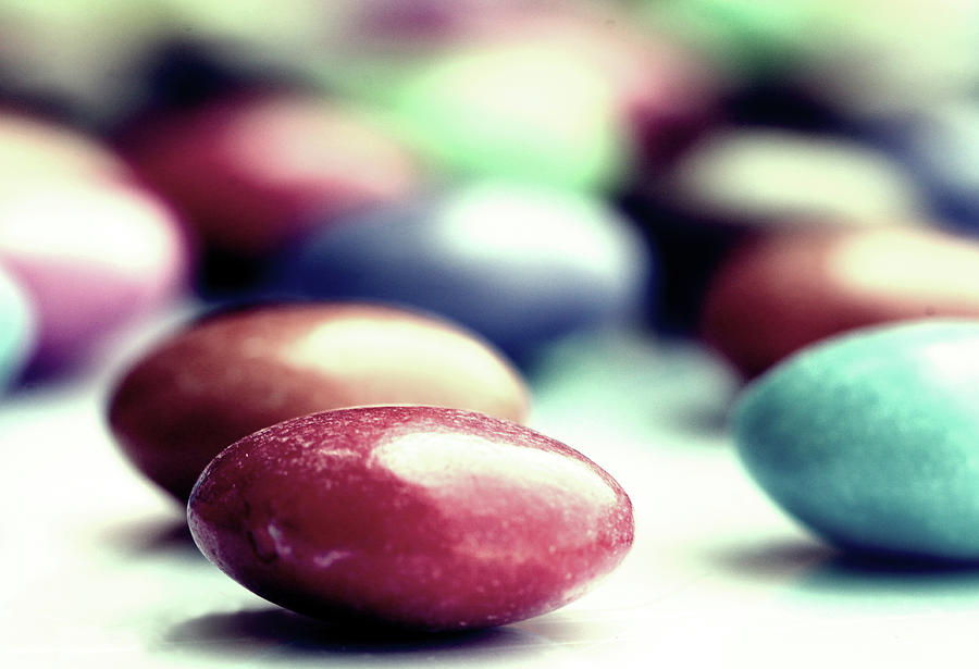Colorful Smarties Photograph by Lacaosa