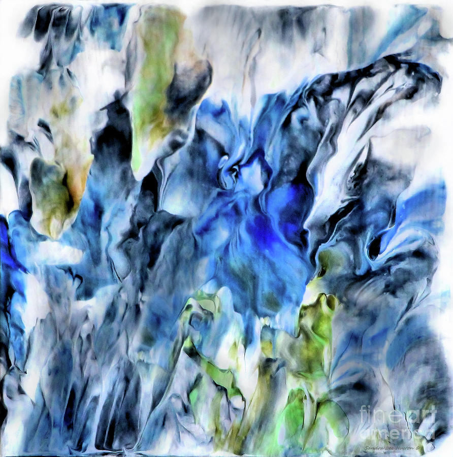 Colorful Spring Abstract by Sandra Huston Colorful Spring Abstract by Sandra Huston