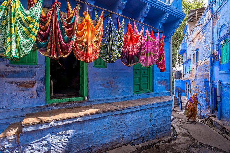 City Photograph - Colorful Street by Saurabh Sirohiya
