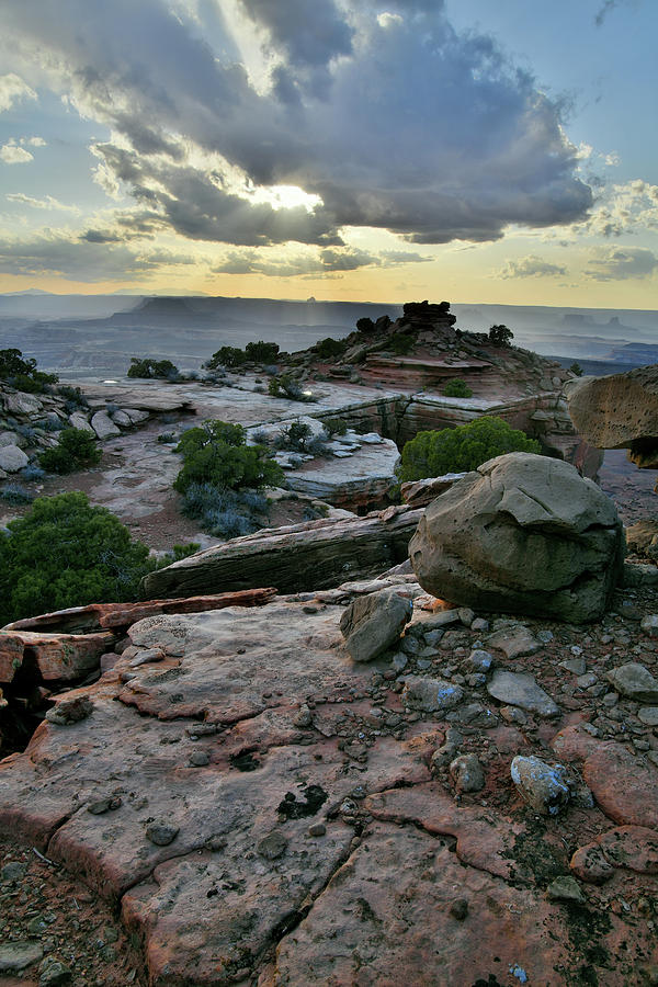 Colorful Sunset in Canyonlands National Park Photograph by Ray Mathis