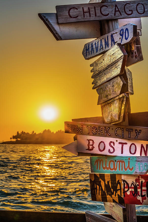 Colorful Sunset, Mallory Square, Key Photograph by William Perry - Fine ...