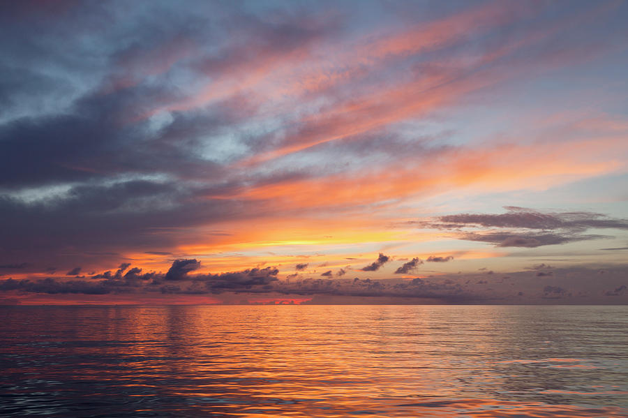 Colorful Sunset Over The South Pacific Photograph by Jeff Hunter Colorful Sunset Over The South Pacific Photograph by Jeff Hunter