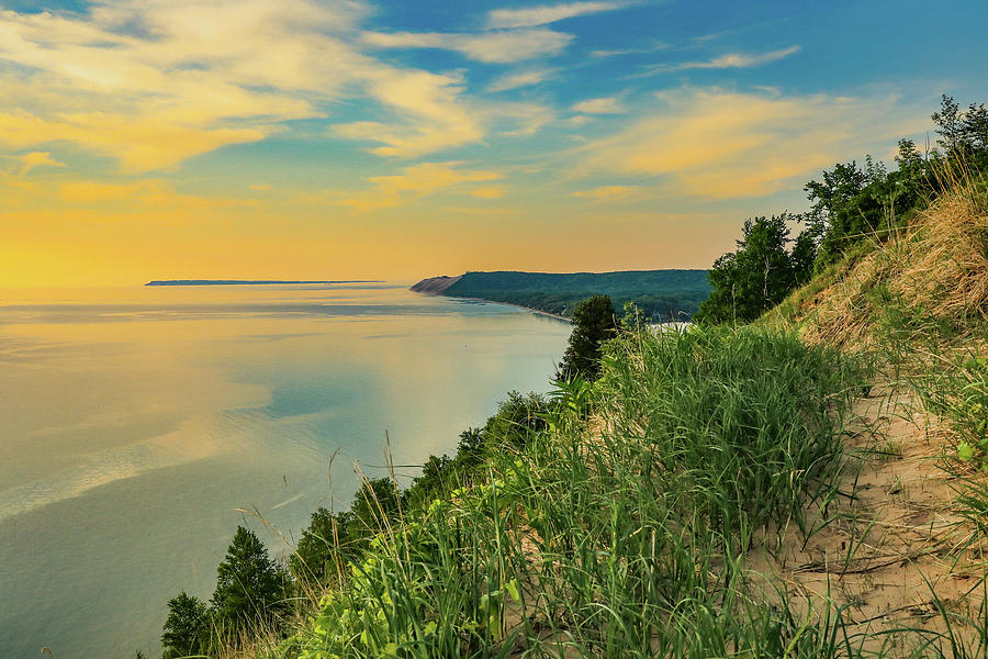 Colorful Sunset Sky Over Sleeping Bear Dunes by Dan Sproul Colorful Sunset Sky Over Sleeping Bear Dunes by Dan Sproul
