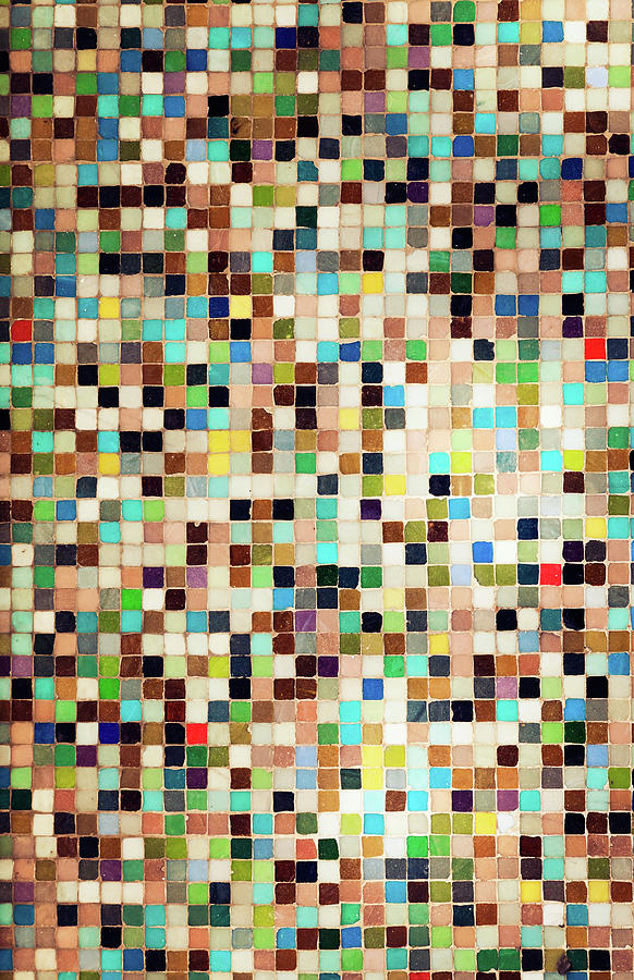 Colorful Tiles Backgrounds Photograph by Serts