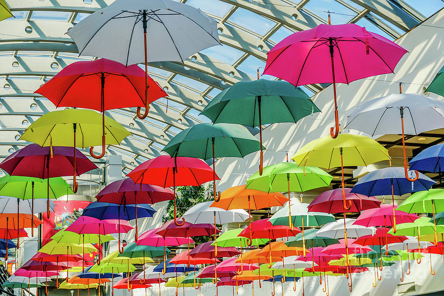 Colorful Umbrellas Photograph By Claudia M Photography