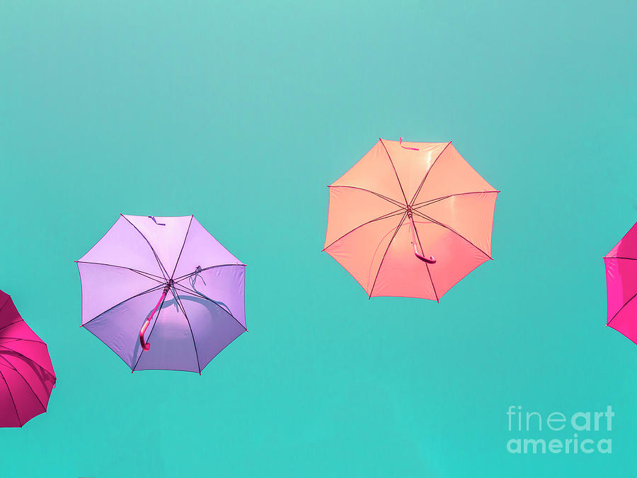 Colorful umbrellas Photograph by Patricia Hofmeester